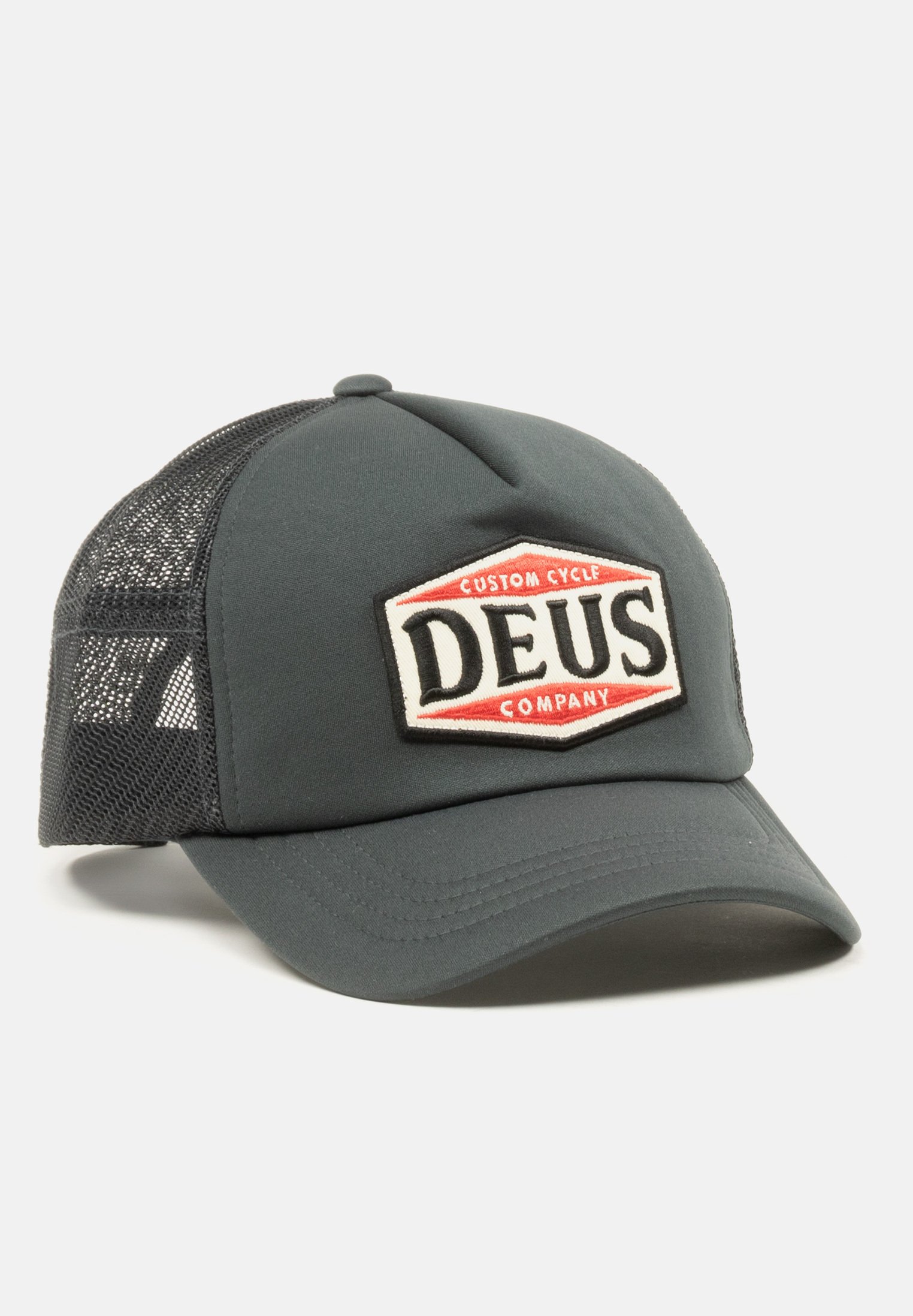Deus Ex Machina CAP AMERICAN TWIN TRUCKER - Pet - charcoal/donkergrijs -  Zalando.be