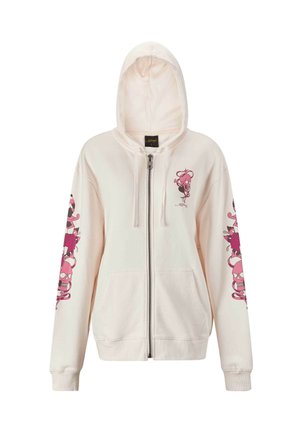 Ed Hardy LOVE WRAPPED RELAXED THRU  - Sweat zippé - pink