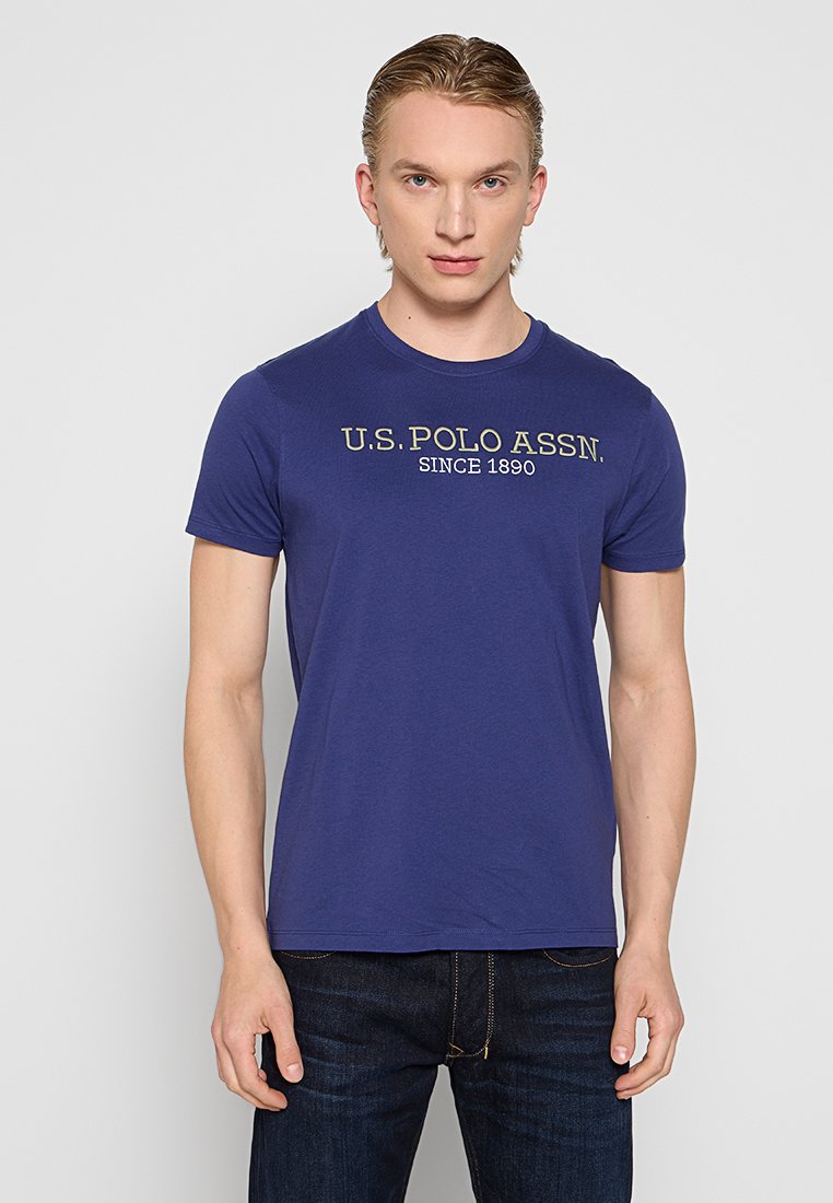 U.S. Polo Assn. T-shirt print blauw