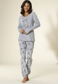 LASCANA SET - Pyjama set - hellgrau