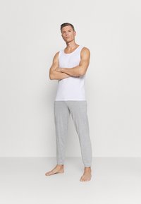 Pier One 2 PACK - Bas de pyjama - mottled dark grey/mottled grey