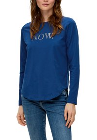 s.Oliver Langarmshirt - ozeanblau
