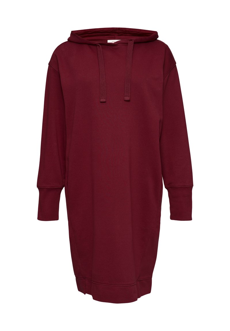 burgundy hoodie dress Zapakasa Women Sparkly Burgundy Plus Size Long Mother of the Bride Dress V  Neck Sequin Ruched A Line Long Sleeves Mother of the Groom Dress