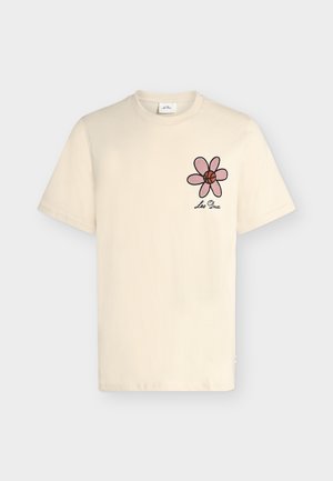Les Deux, FLOWER BASKET T SHIRT - T-shirt con stampa - ivory