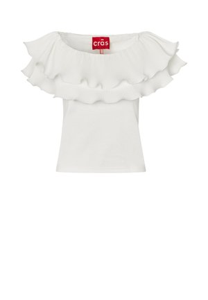 Cras, FLOUNCE - Majica kratkih rukava s printom - off white