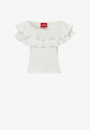 Cras, FLOUNCE - Majica kratkih rukava s printom - off white
