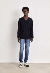 HUGO SAN VREDO - Strickpullover - navy