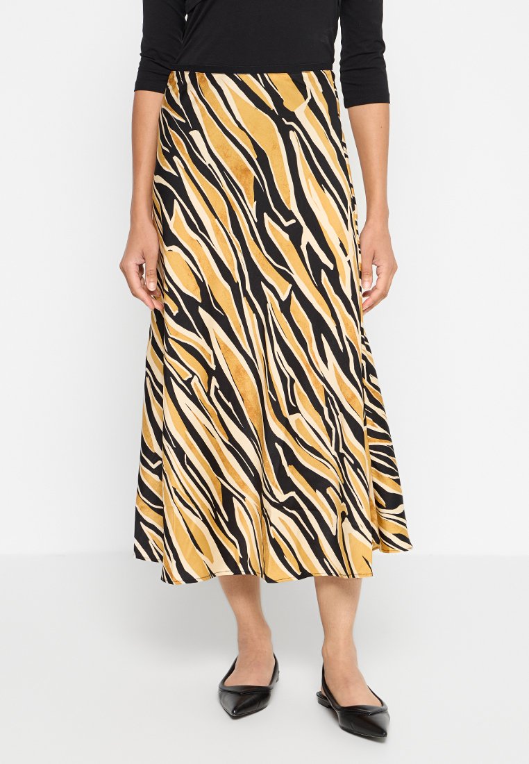 Mango A-lijn rok geel Mango A-lijn rok geel