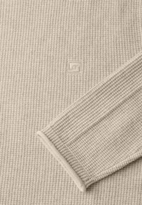 Street One MEN FEINER STRUKTUR - Jumper - beige