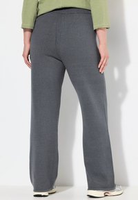 Ulla Popken WIDE - Broek - graphite gray