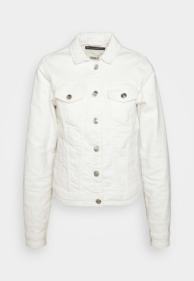 Only Tall Spijkerjas wit