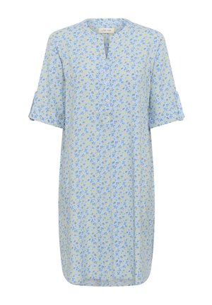 Cream, CR TIAHFOLD UP - Tričkové šaty - blue yellow small floral