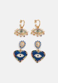 Pieces - PCNILLIA EARRINGS 2 PACK - Auskarai - gold-coloured Miniatiūros vaizdas 1