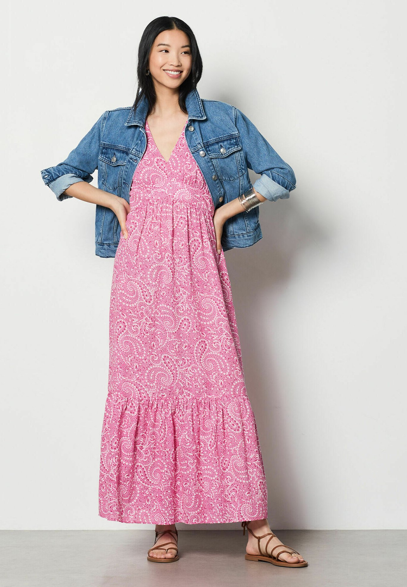 Etam HORATIO IMP Robe longue pink/rose