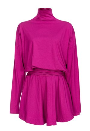 Robe en jersey - mottled purple