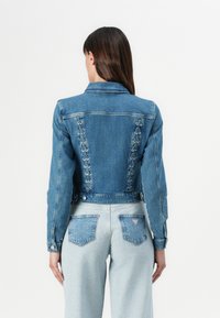 Guess - SEXY TRUCKER LACE UP - Denim jacket - lace up blue Thumbnail Image 1