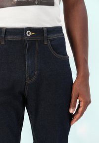 TOM TAILOR TTJOSH - Jeans Straight Leg - rinsed blue denim