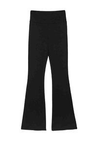 FLARED SCULPT - Stoffhose - black