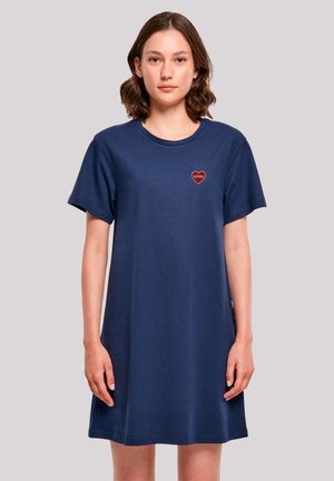 Jersey dress - lightnavy