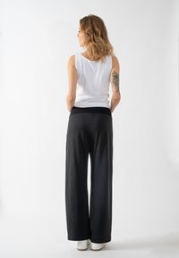 Cool Mama MATERNITY BASIC - Tygbyxor - dark grey
