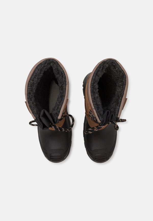 LEATHER - Lace-up boots - cognac4