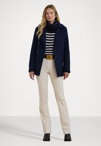 Lauren Ralph Lauren WOOL BLEND TWILL PEACOAT - Puspaltis - navy