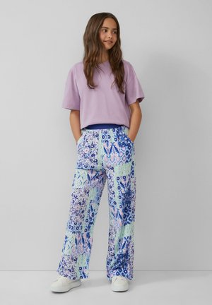 WIDE  LOOSE FIT - Trousers - blau