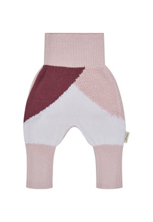 Sterntaler, STRICKHOSE COLORBLOCKING MIT KOMFORTBUND UND MITWACHSBÜNDCHEN UNISEX - Stoffhose - puderrosa