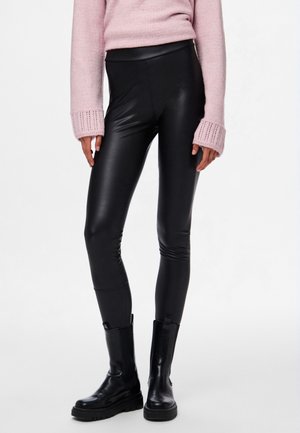 Pieces SHINY  - Legging (type pantalon) - black
