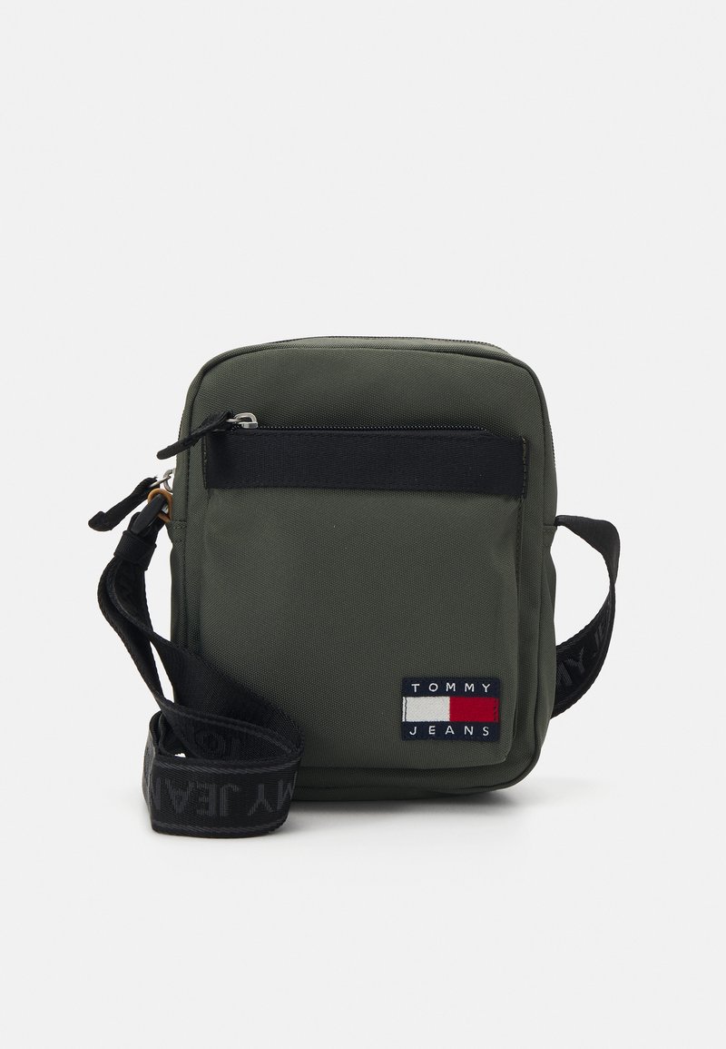 Tommy Jeans ESSENTIAL DAILY REPORTER UNISEX - Torba preko tijela - pewter green