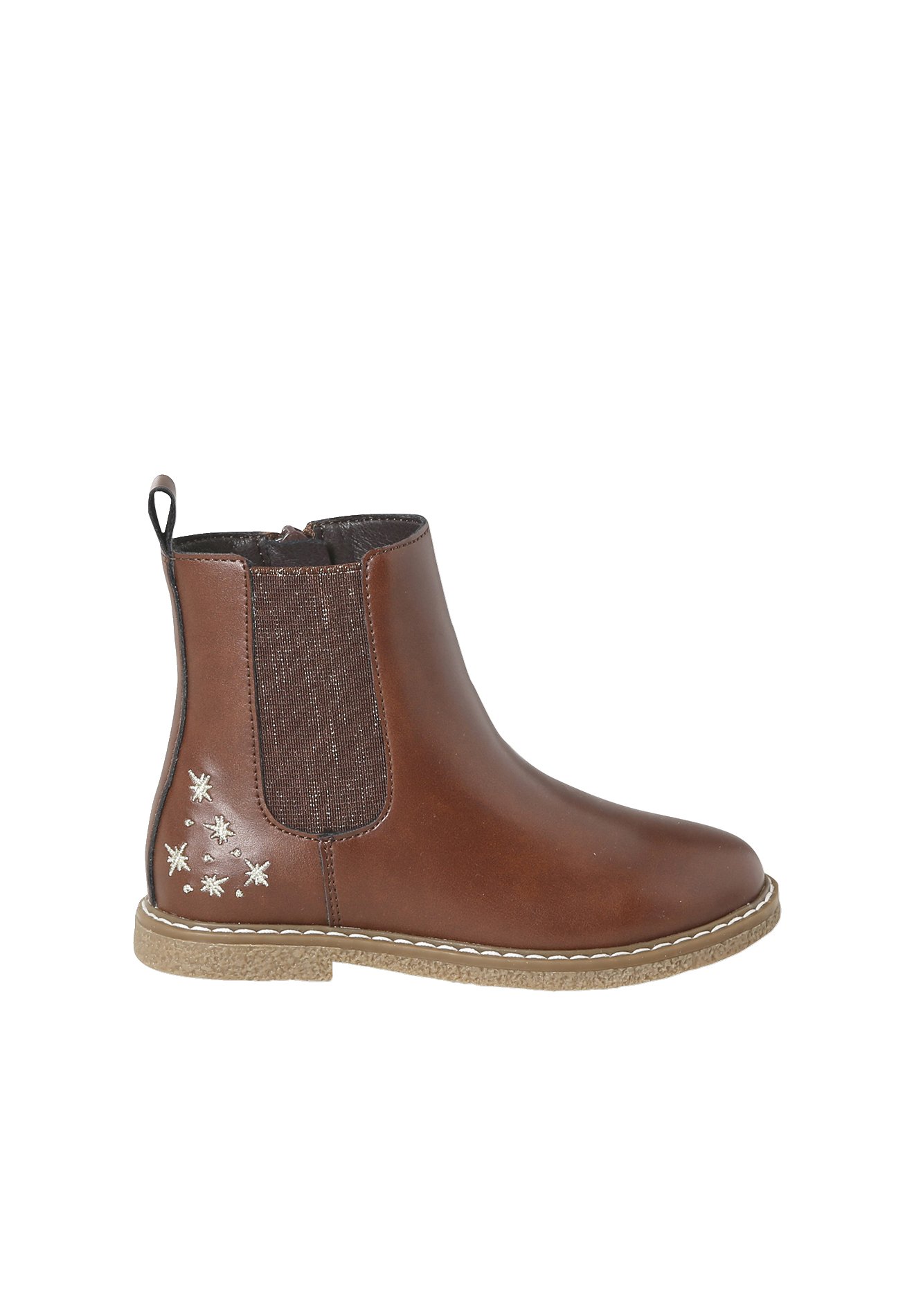 Chicco Mädchen-Stiefelette 'Freya' - Graue Stiefel Mit Bunten Applikationen Für Herbst & Winter