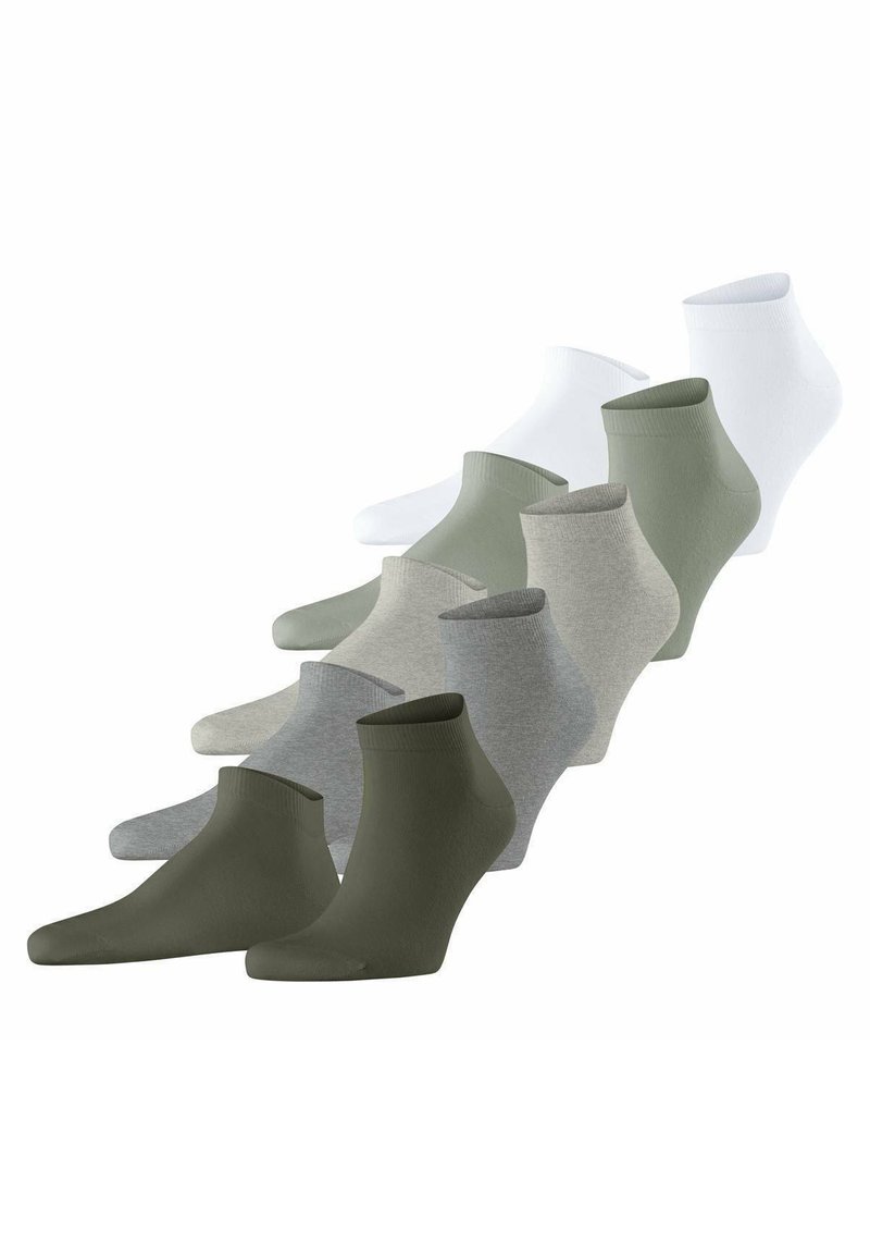 Esprit Solid-Mix 5-Pack - Calze - green/white