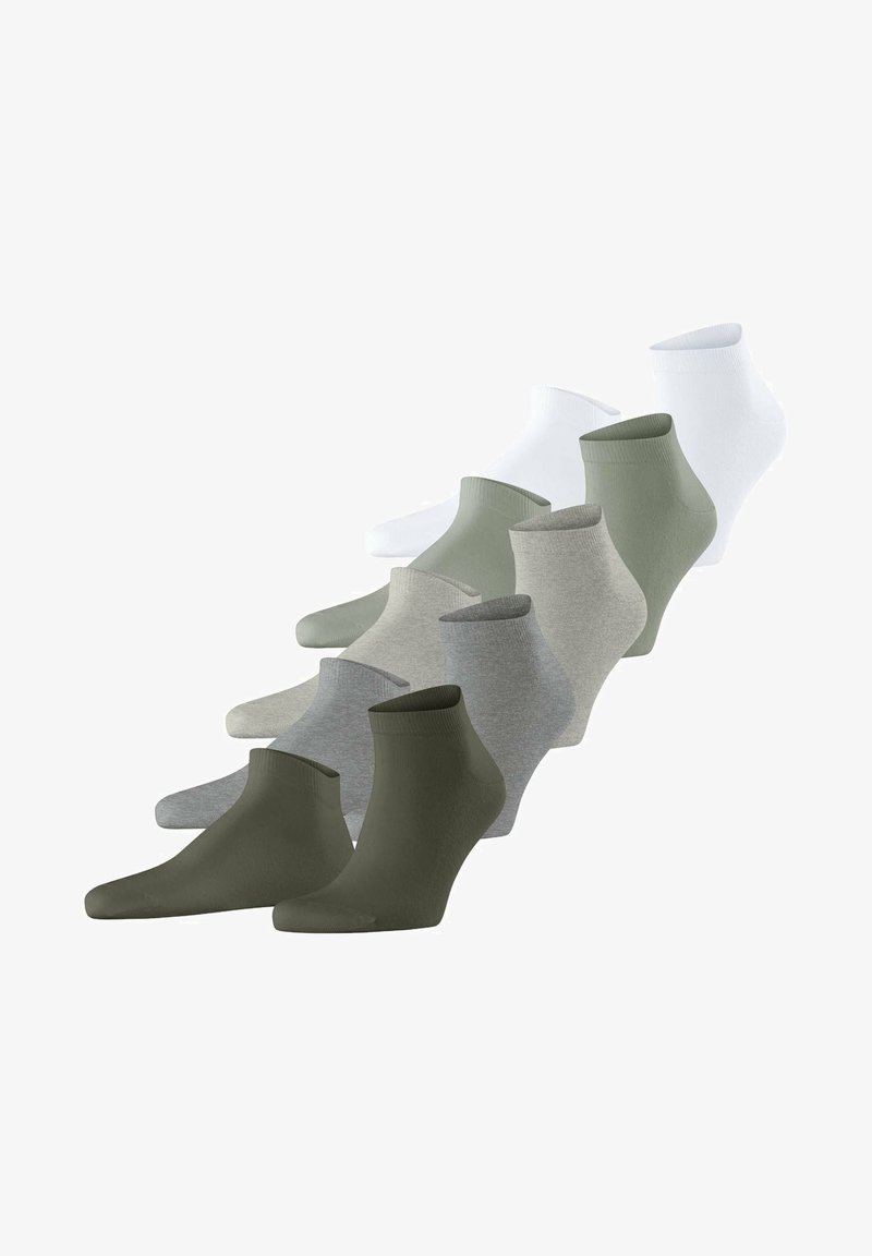 Esprit Solid-Mix 5-Pack - Calze - green/white