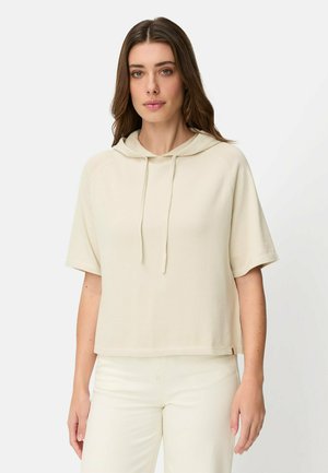 KURZARM  MIT KAPUZE - Hættetrøje - pearl