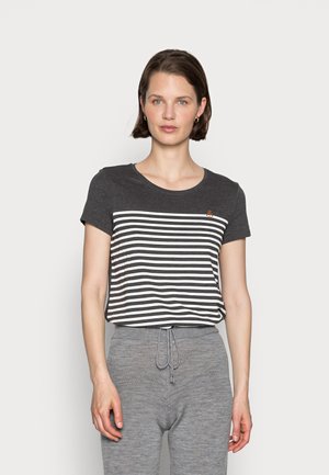 WITH EMBRO - T-shirt print - shale grey melange