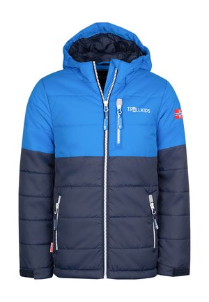 Winter jacket - navy medium blue white