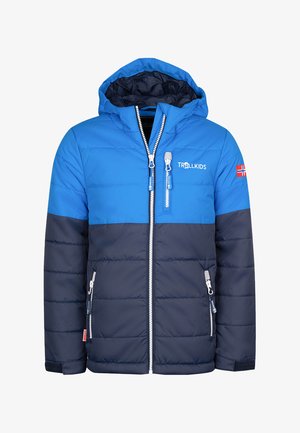 TROLLKIDS, KIDS HEMSEDAL SNOW JACKET UNISEX - Winterjacke - navy medium blue white
