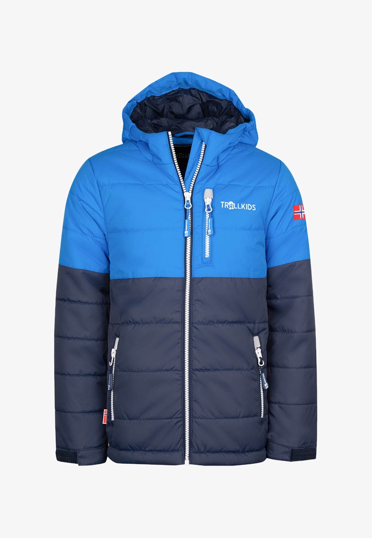 TROLLKIDS Winter jacket - navy medium blue white