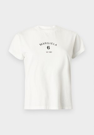 MM6 Maison Margiela, Μπλουζάκι με στάμπα - off-white