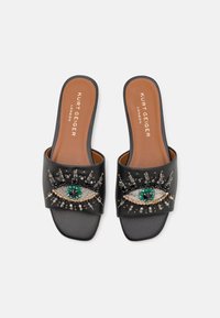 Kurt Geiger London EYE FLAT - Muiltjes - black