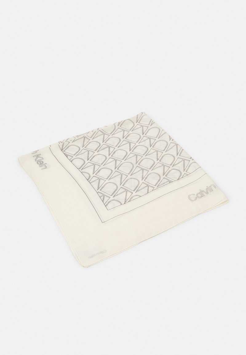 Calvin Klein SEASONAL SCARF Halsdoek white/black/wit Zalando.nl