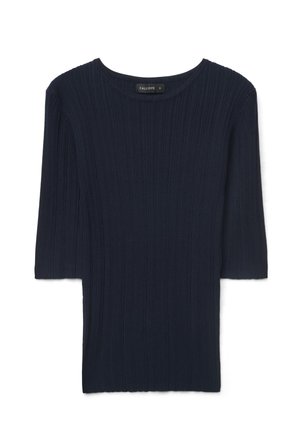 Calliope, T-SHIRT TINTA UNITA - Strickpullover - blu notte