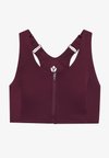 MEDIUM SUPPORT BRA WITH ZIP UP FRONT & ADJUSTABLE STRAPS
 - Sportski grudnjak sa srednje jakom potporom - bordeaux