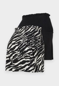 2 PACK - Shorts - 802 - black704 - beige