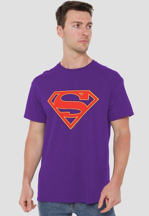 Cotton Soul, SUPERGIRL LOGO - Print T-shirt - purple