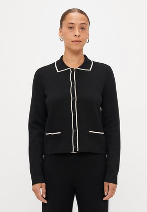 VMGOLD DOUBLE CONTRAST  - Gilet - black/birch