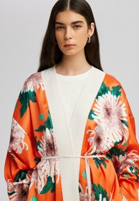 Touché Privé FLORAL PATTERNED DETAILED - Giacca leggera - orange
