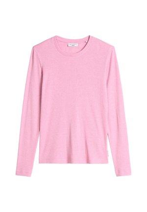 Marc O'Polo DENIM, T-SHIRT, LSL, CREWNECK, RIB STRUCTURE - Maglietta a manica lunga - smoky grape