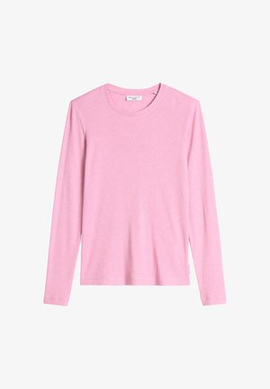 Marc O'Polo DENIM, T-SHIRT, LSL, CREWNECK, RIB STRUCTURE - Langarmshirt - smoky grape