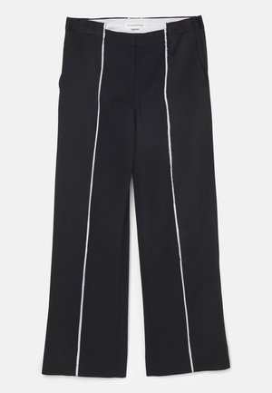 Victoria Beckham STRAIGHT LEG DECONSTRUCTED TROUSER - Pantalon classique - black